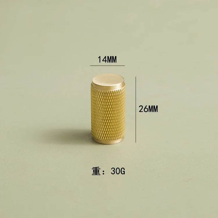 Long Knurled Handle Cabinet