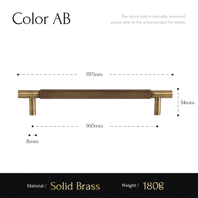 Brass Diamond-cut Cross Knurl