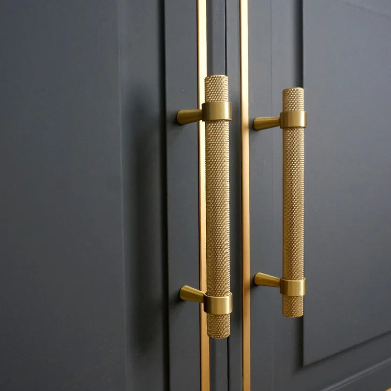 Long Knurled Handle Cabinet