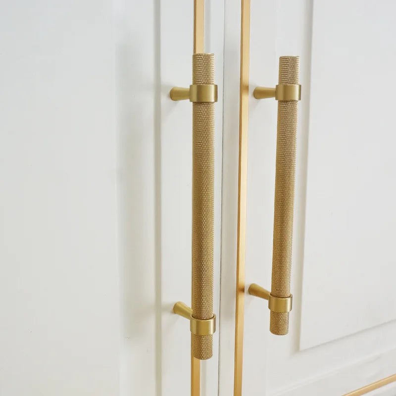 Long Knurled Handle Cabinet