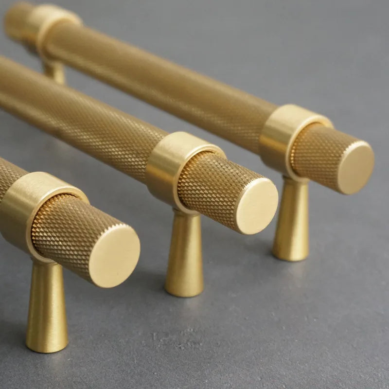 Long Knurled Handle Cabinet