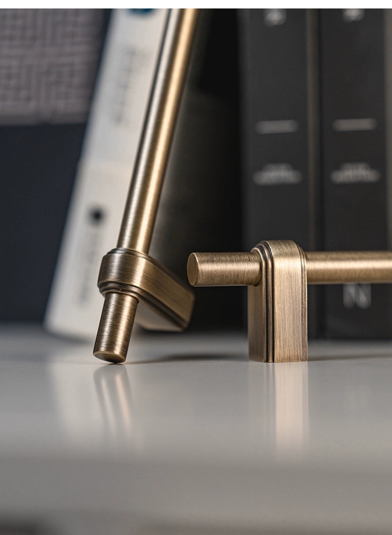 Antique Bronze Solid Brass Cabinet Handle