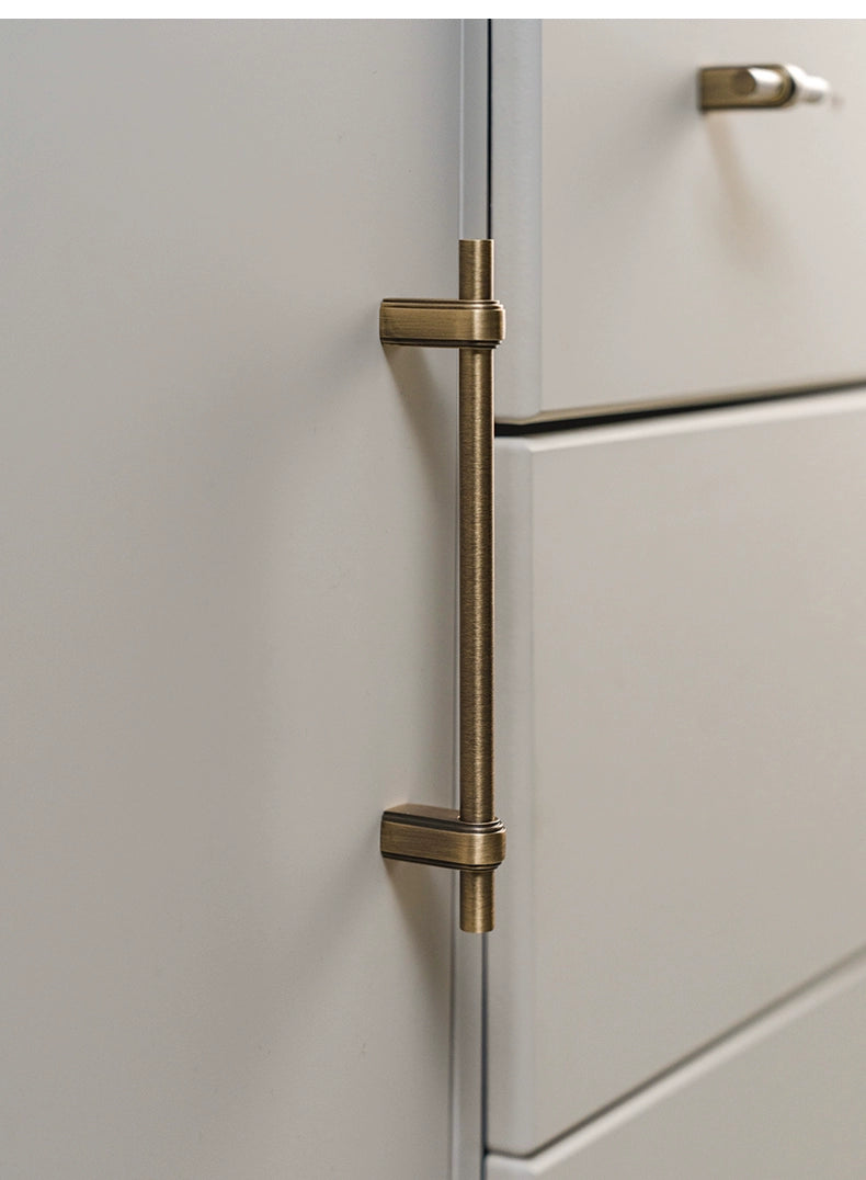 Antique Bronze Solid Brass Cabinet Handle
