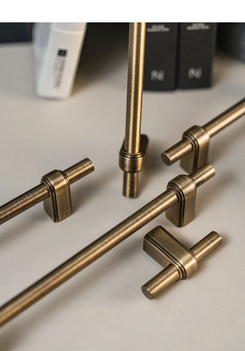 Antique Bronze Solid Brass Cabinet Handle