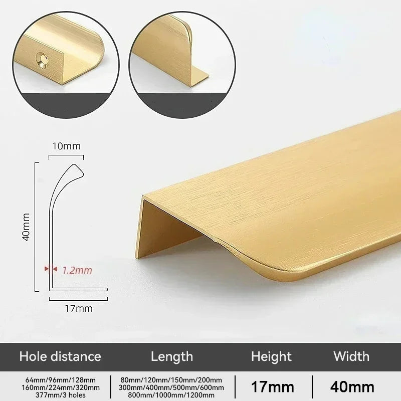 Hidden Cabinet Handles