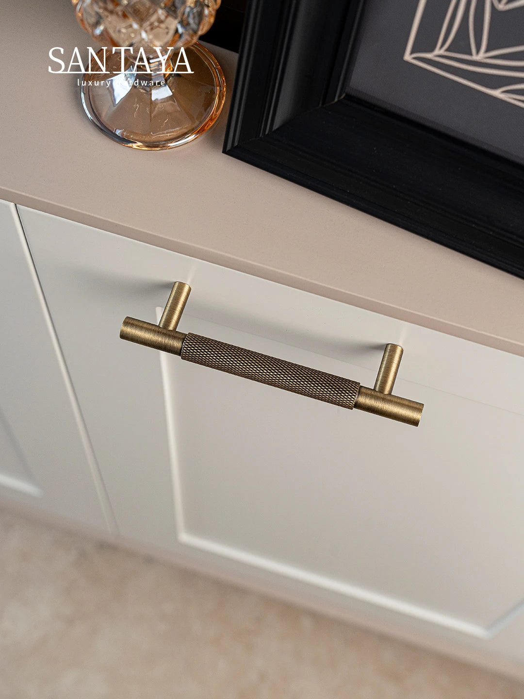 Brass Diamond-cut Cross Knurl