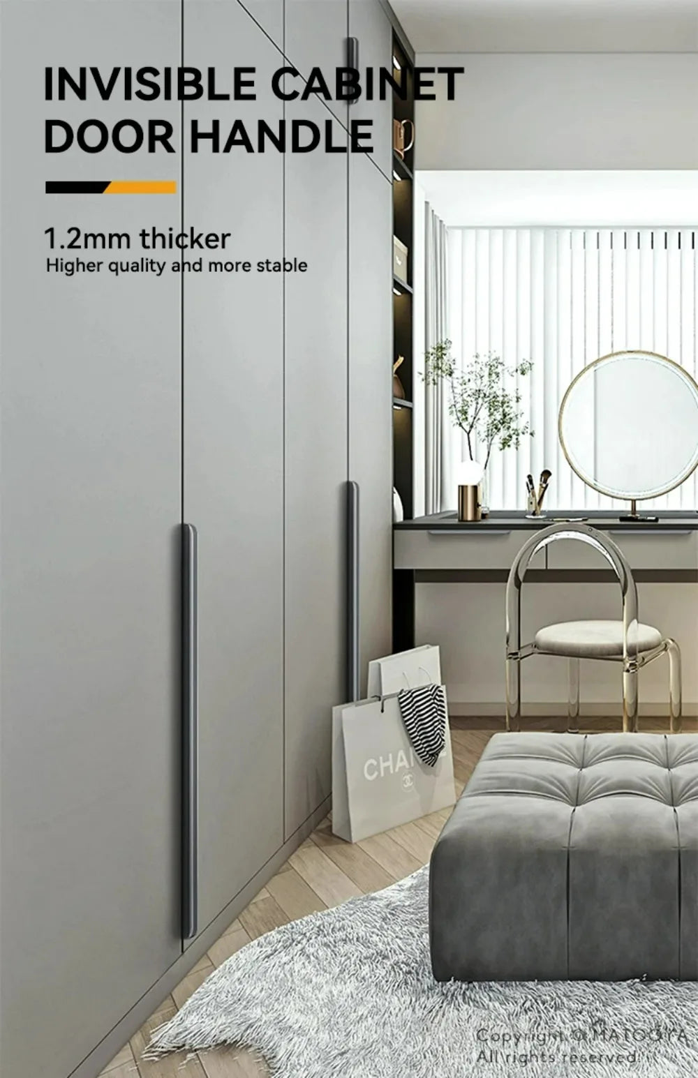 Hidden Cabinet Handles