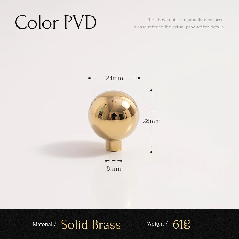 Solid Brass Kitchen Cabinet Handle