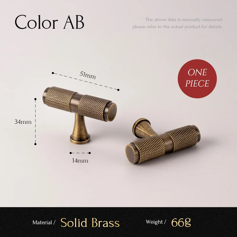 Brass Diamond-cut Cross Knurl