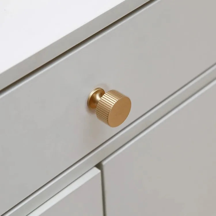 Solid Brass Kitchen Cabinet Gold Knobs