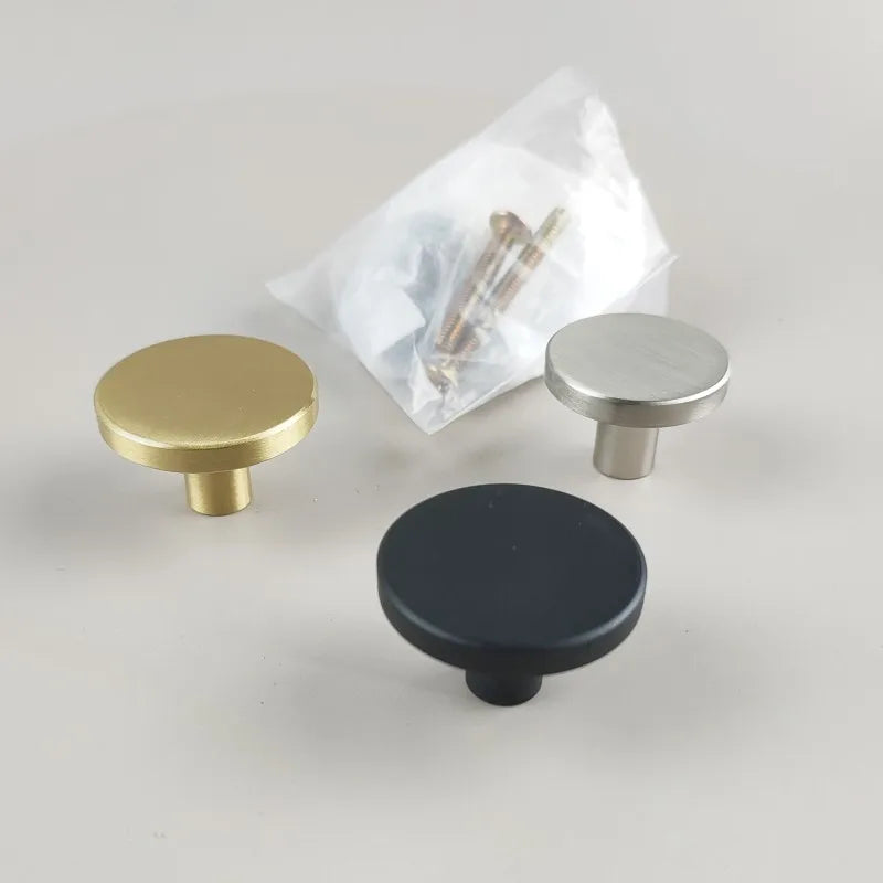 Luxury Solid Brass Round Knobs