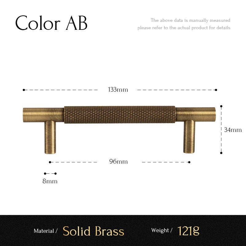 Brass Diamond-cut Cross Knurl