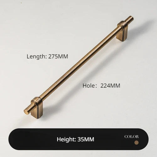 Antique Bronze Solid Brass Cabinet Handle