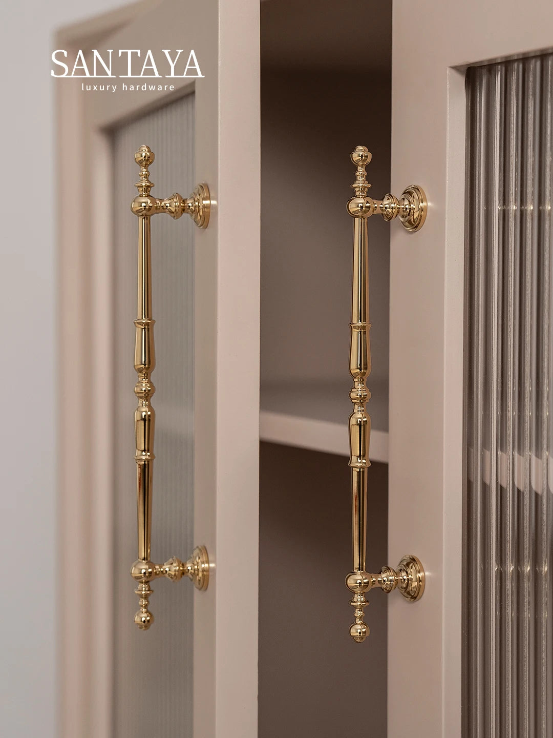 Solid Brass Bright Gold Knob