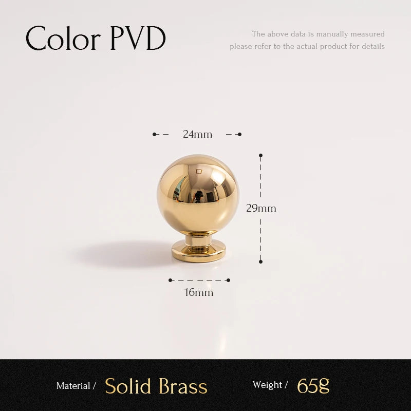 Solid Brass Kitchen Cabinet Handle