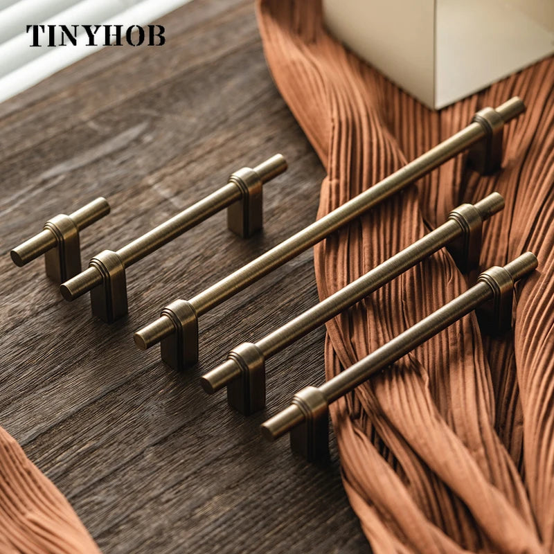 Antique Bronze Solid Brass Cabinet Handle