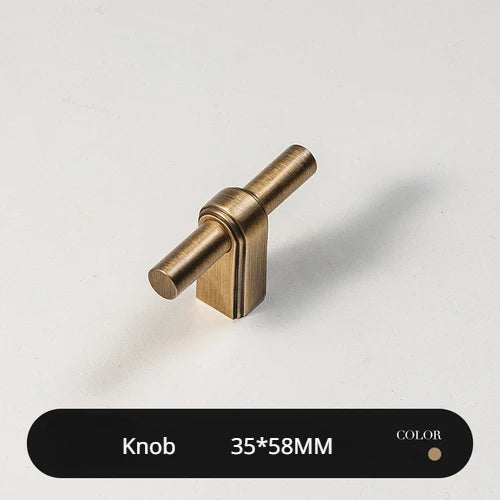 Antique Bronze Solid Brass Cabinet Handle