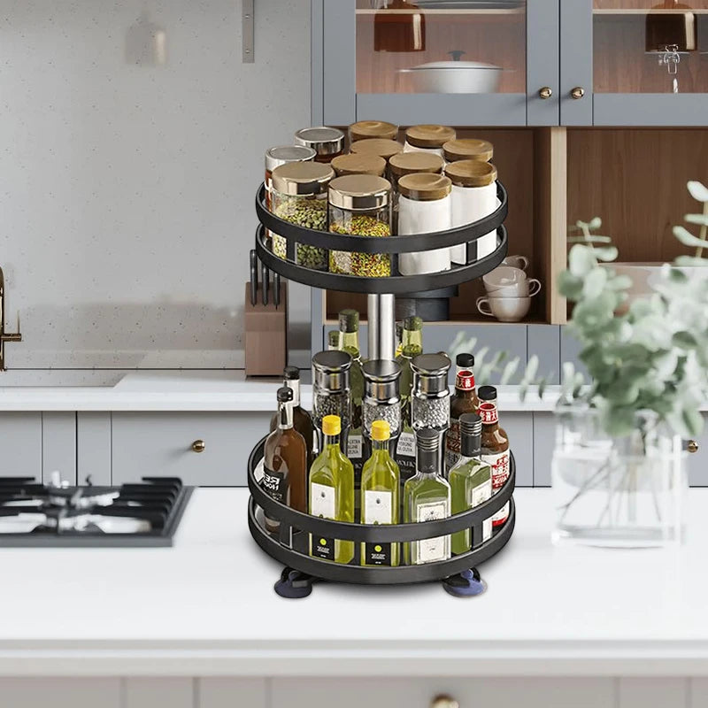 360°Rotation Spice Rack