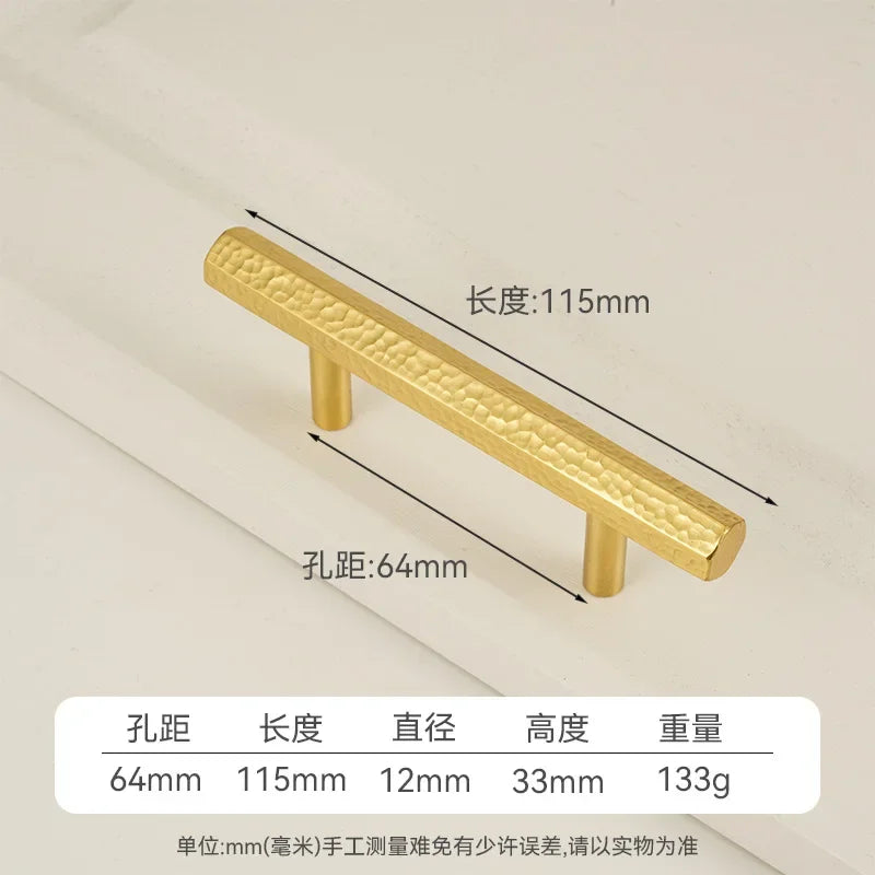 Solid Brass Hand Hammer Handles