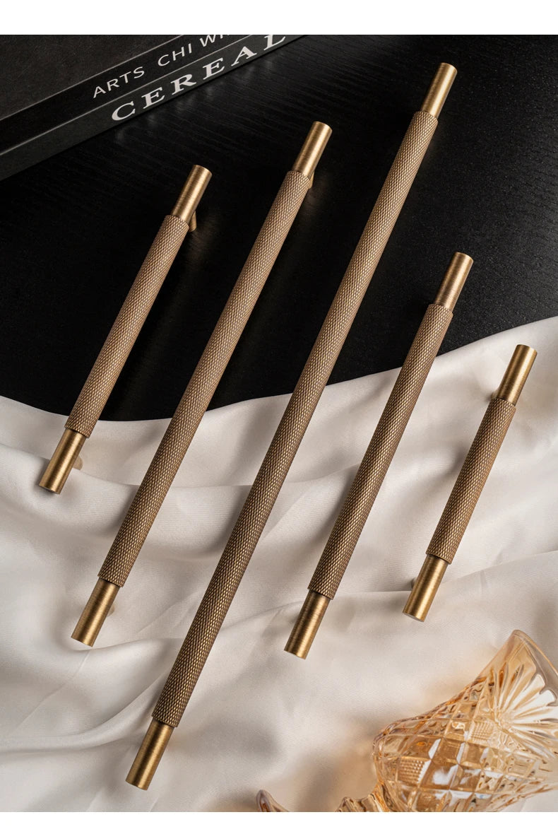 Brass Diamond-cut Cross Knurl