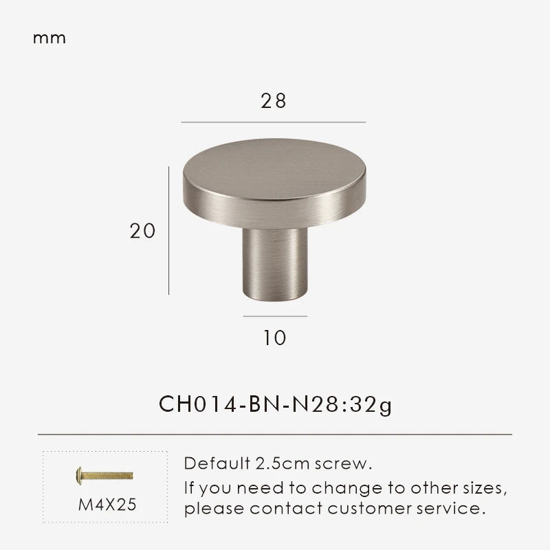 Solid Brass Plain Modern