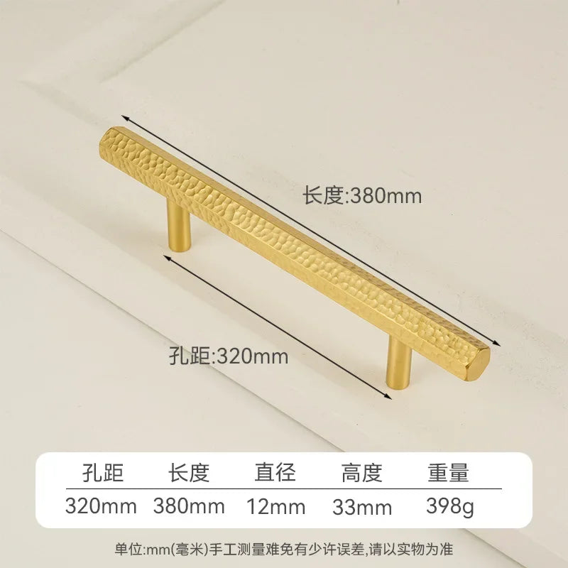 Solid Brass Hand Hammer Handles