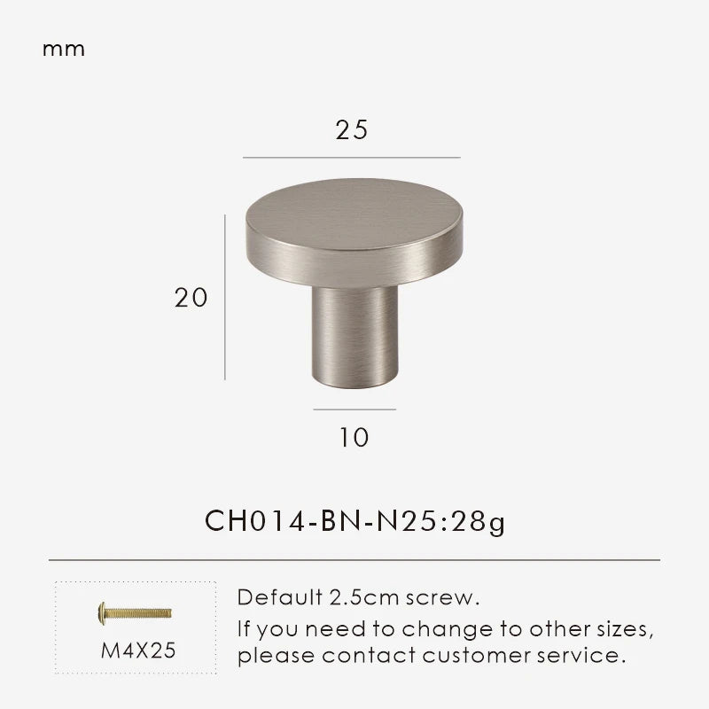 Solid Brass Plain Modern