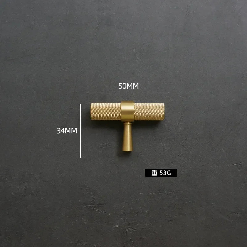 Long Knurled Handle Cabinet