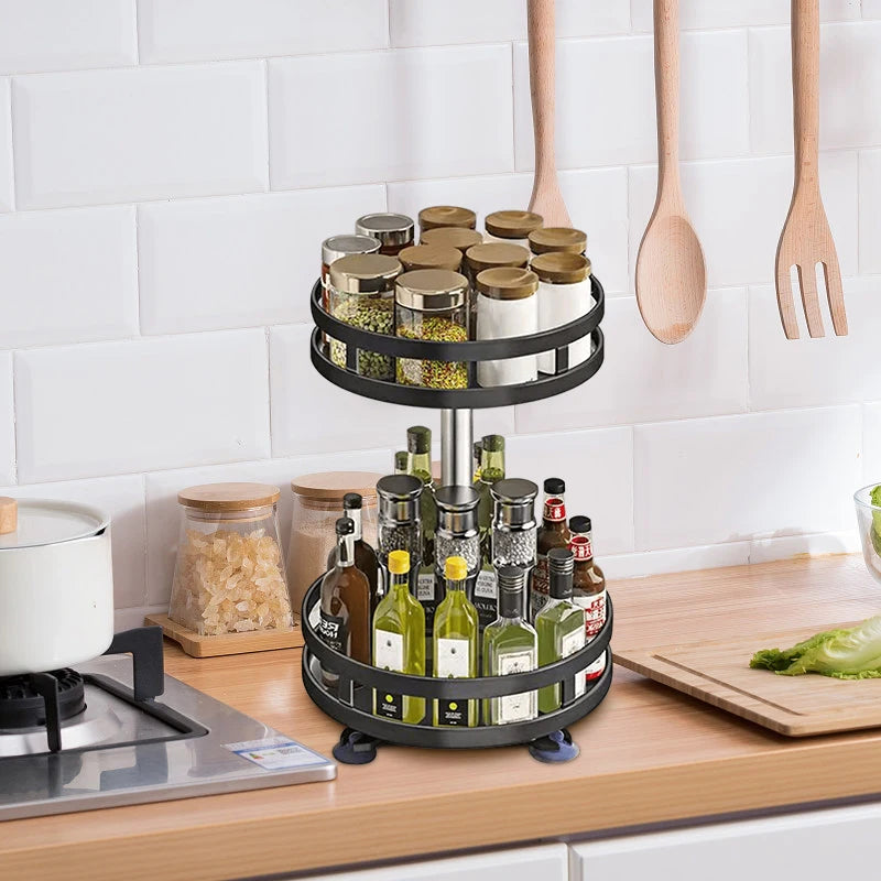 360°Rotation Spice Rack