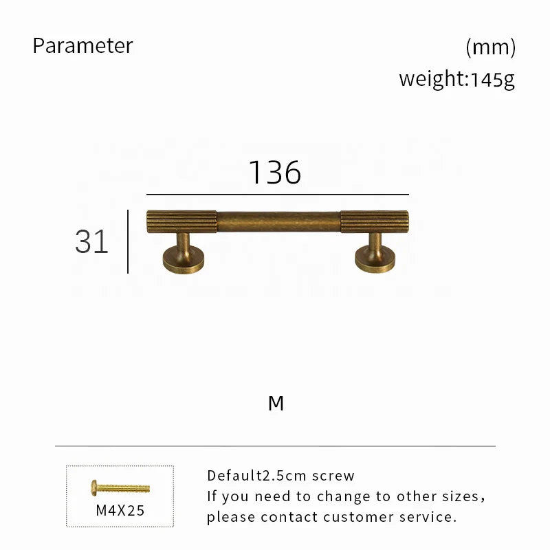 Brass Vintage Style Handles