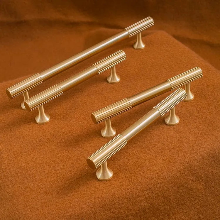 Solid Brass Kitchen Cabinet Gold Knobs