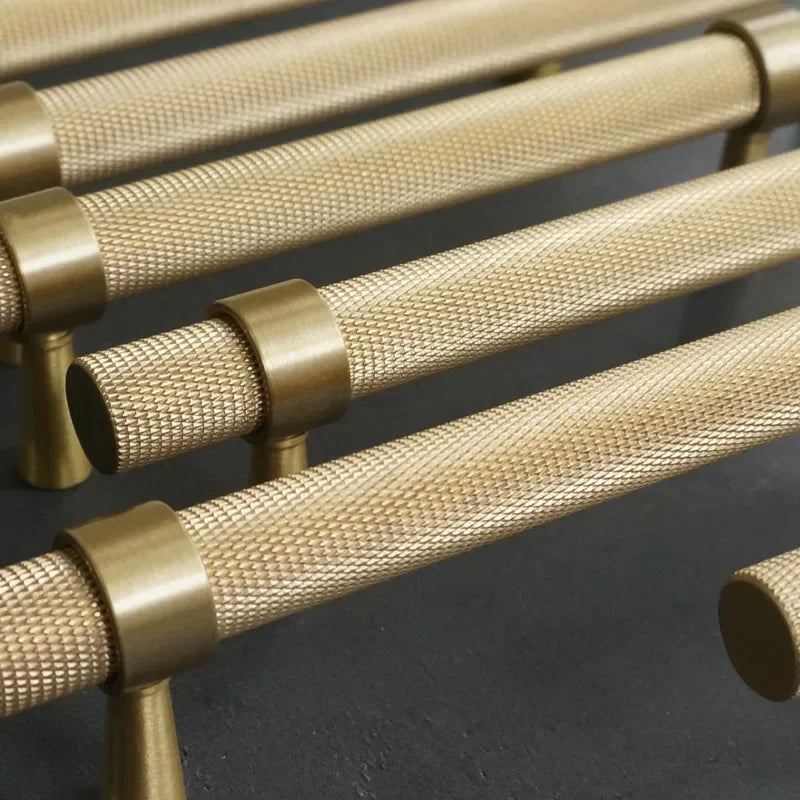 Long Knurled Handle Cabinet