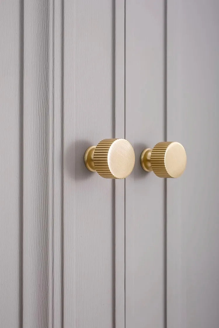Solid Brass Kitchen Cabinet Gold Knobs