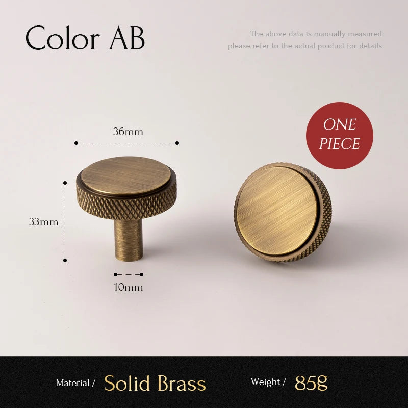 Brass Diamond-cut Cross Knurl