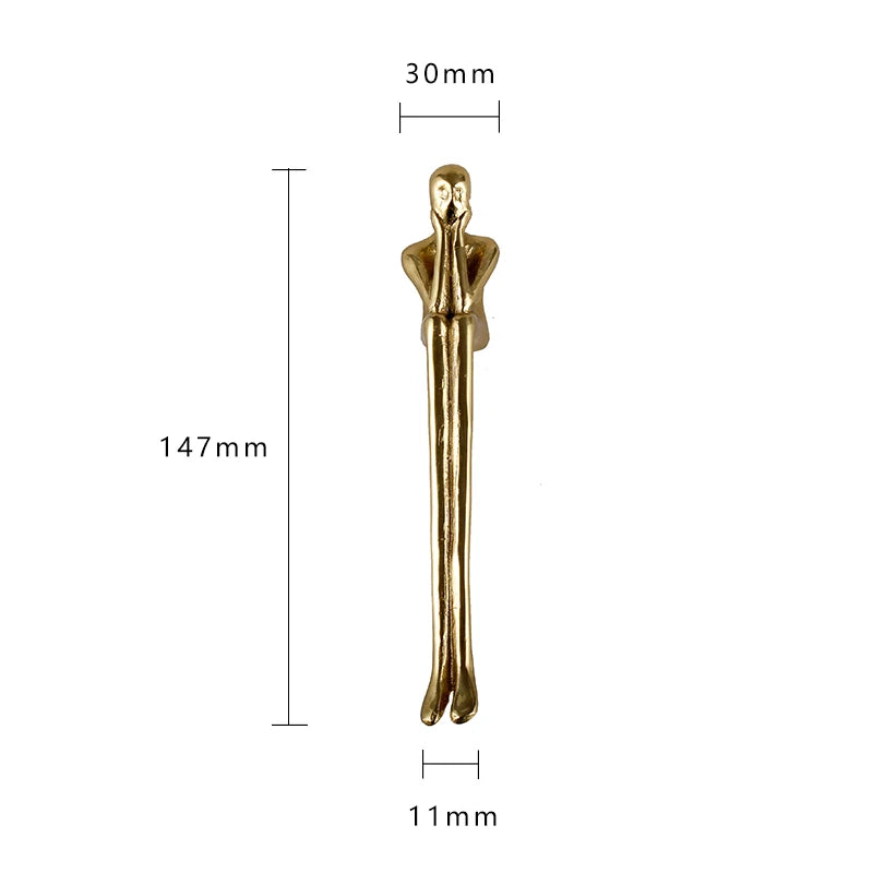 Brass Luxury Humanoid Handle
