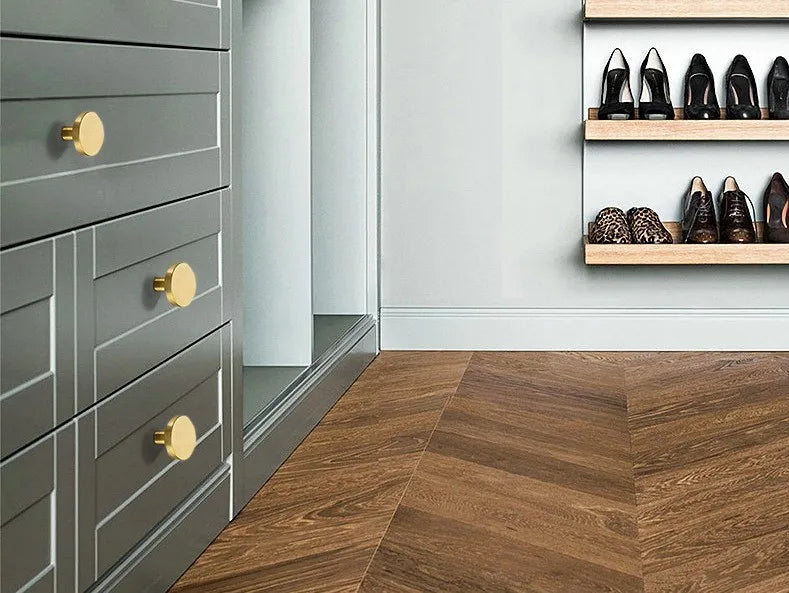 Luxury Solid Brass Round Knobs