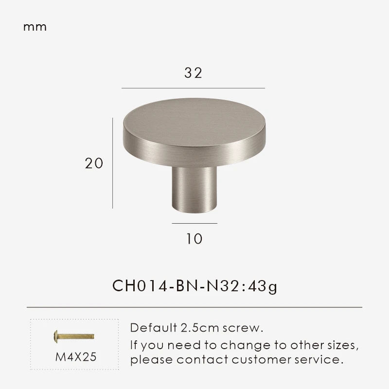 Solid Brass Plain Modern