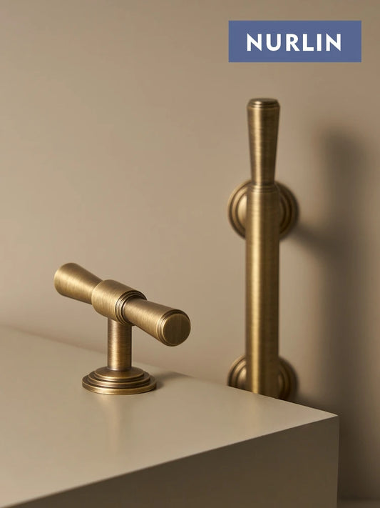 Solid Brass Brushed Antique Handles