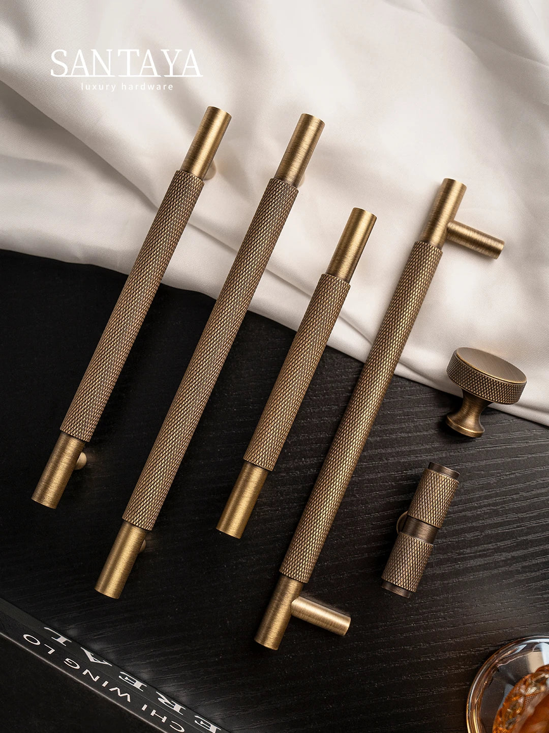 Brass Diamond-cut Cross Knurl