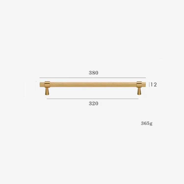 Long Knurled Handle Cabinet