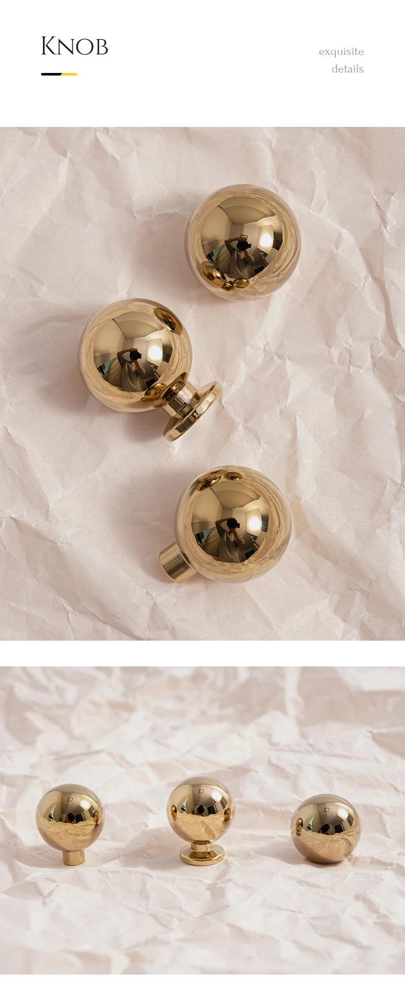 Solid Brass Kitchen Cabinet Handle