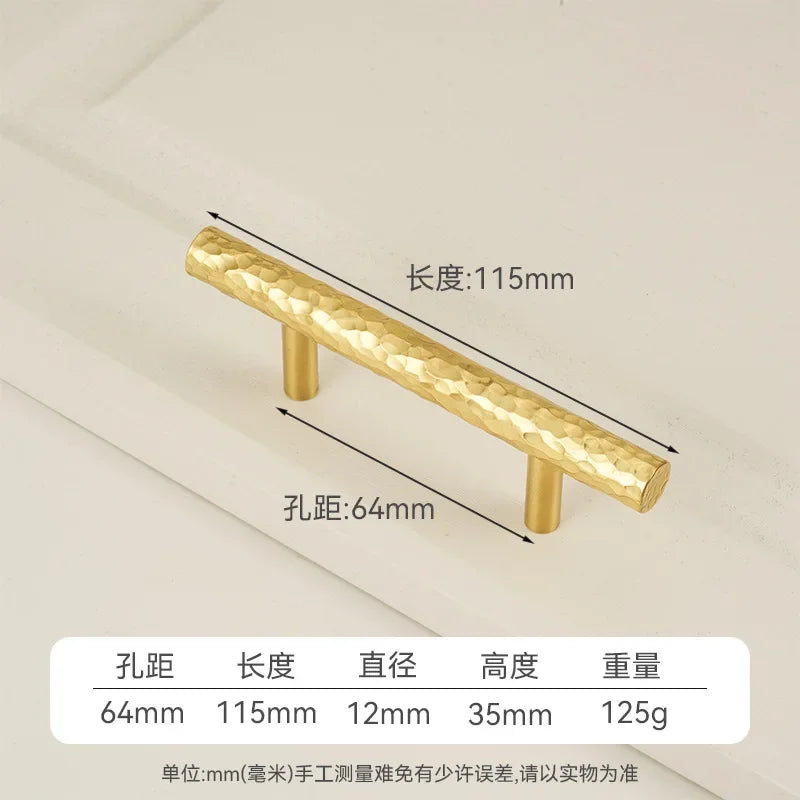 Solid Brass Hand Hammer Handles