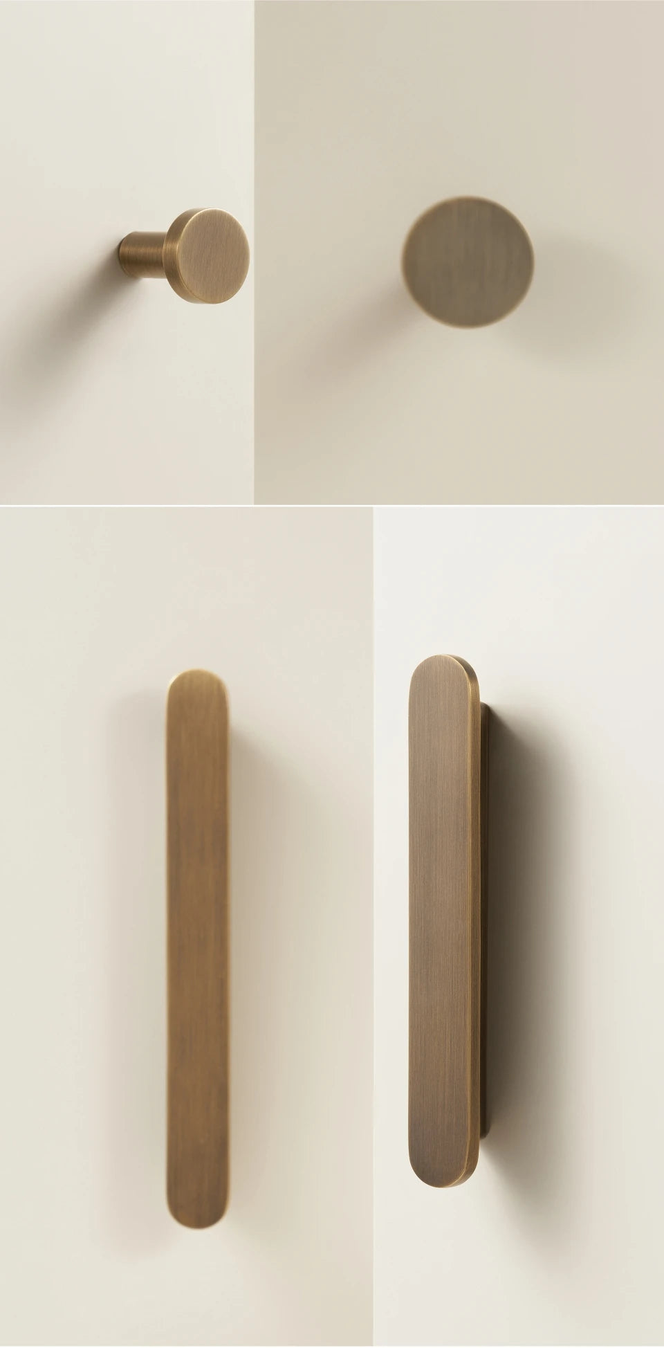 Solid Brass Plain Modern Style