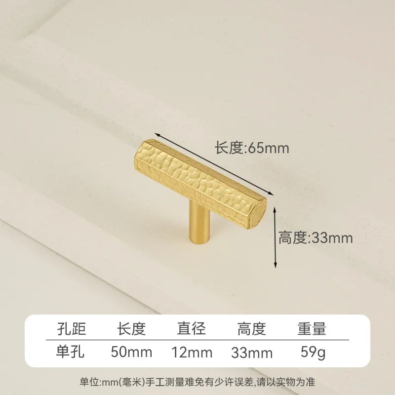 Solid Brass Hand Hammer Handles