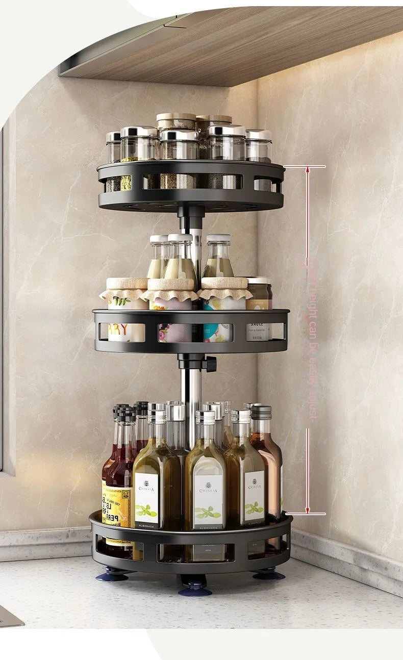 360°Rotation Spice Rack