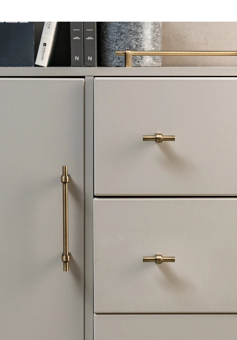 Antique Bronze Solid Brass Cabinet Handle