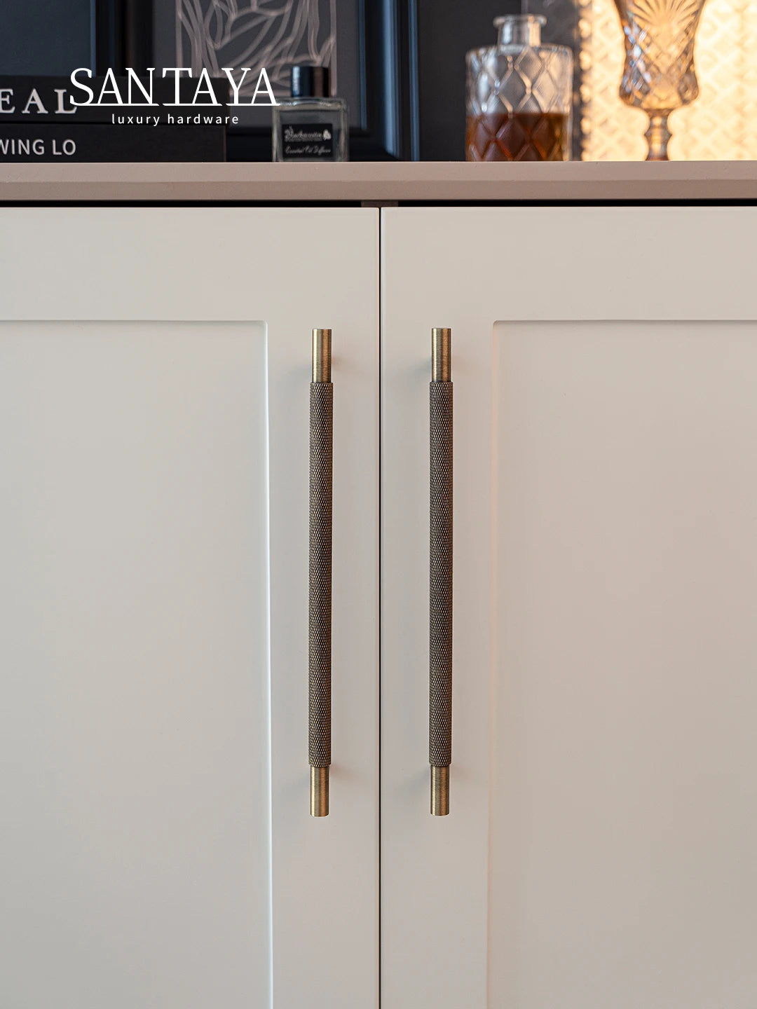 Brass Diamond-cut Cross Knurl