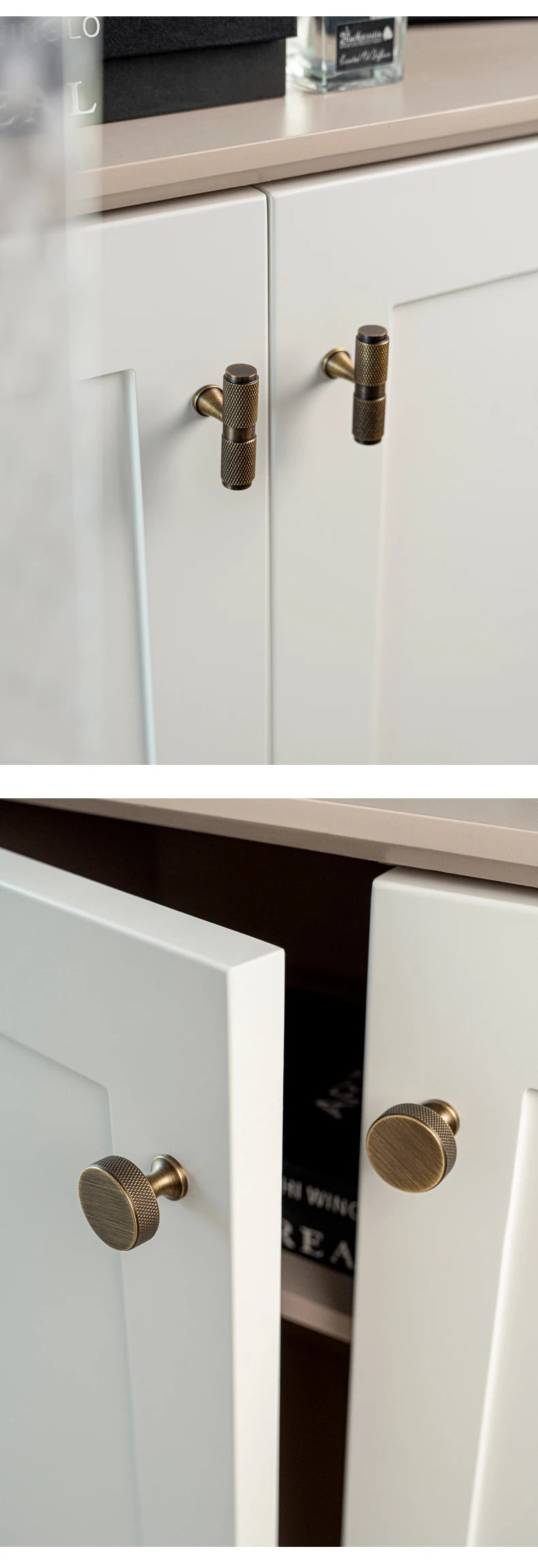 Brass Diamond-cut Cross Knurl