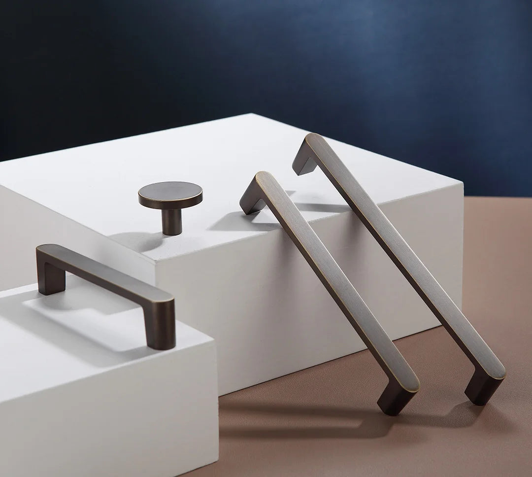 Modern Solid Brass Cabinet Handles