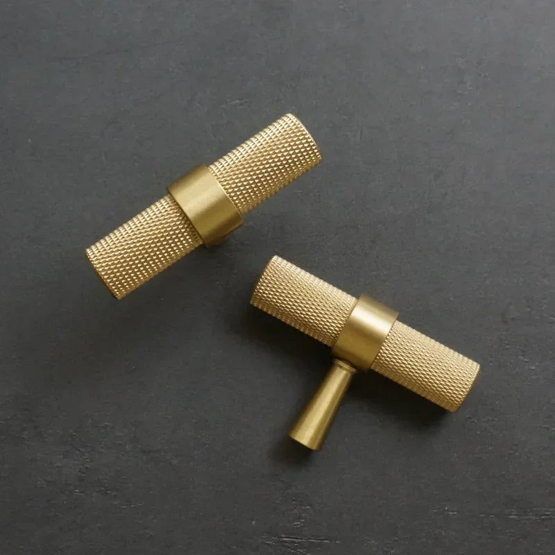 Long Knurled Handle Cabinet